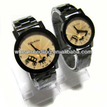 Meilleur montres promotionnelles à la mode, montres bon marché pour couple JW-39